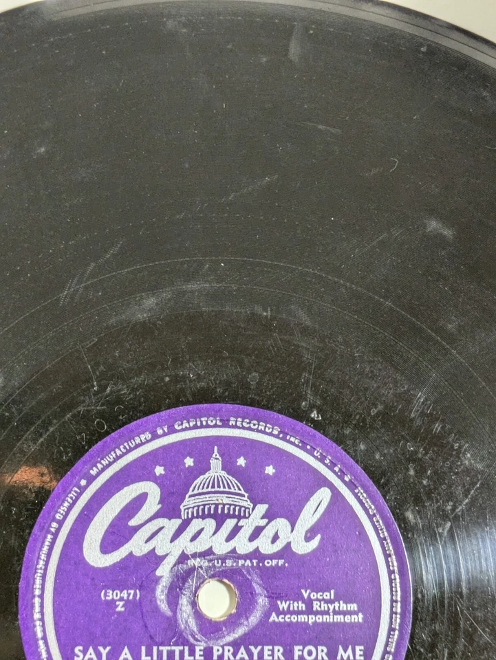 Nellie Lutcher Say A Little Prayer For Me / My New Papa's - Capitol 15352 V+ 78 - Изображение 3 из 4