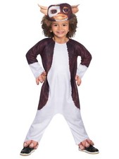 Rubies Toddler Girls Boys Gremlin Gizmo Costume Jumpsuit Hat 3T-4T