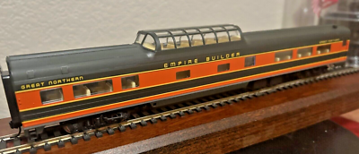 #ad GREAT NORTHERN quot;EMPIRE BUILDERquot; VISTA DOME BUDD HO Scale INTERIOR NEW RTR OOP $139.95