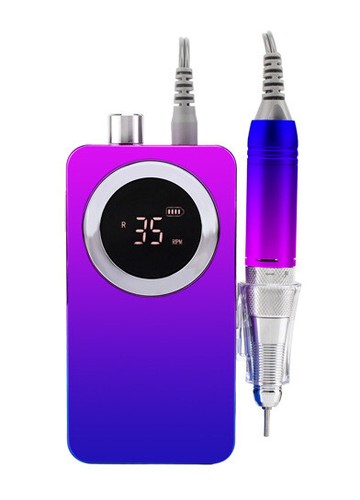 35000 rpm lima de taladro de uñas recargable inalámbrico portátil degradado de color para manicura - Imagen 10 de 12
