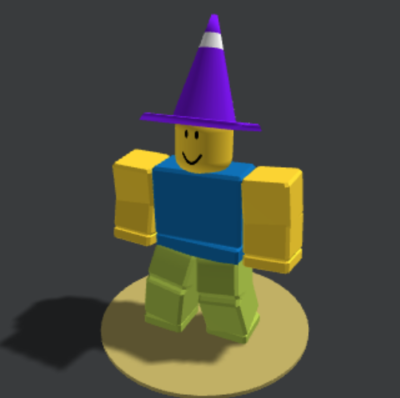 ROBL0X Toys PURPLE Traffic Cone RARE Hat Toy Code ONLY *Sent in