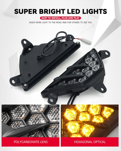 Lámpara indicadora de luz de señal de giro LED para Kawasaki NINJA 650 400 300 ZX-6R ZX6R - Imagen 5 de 8