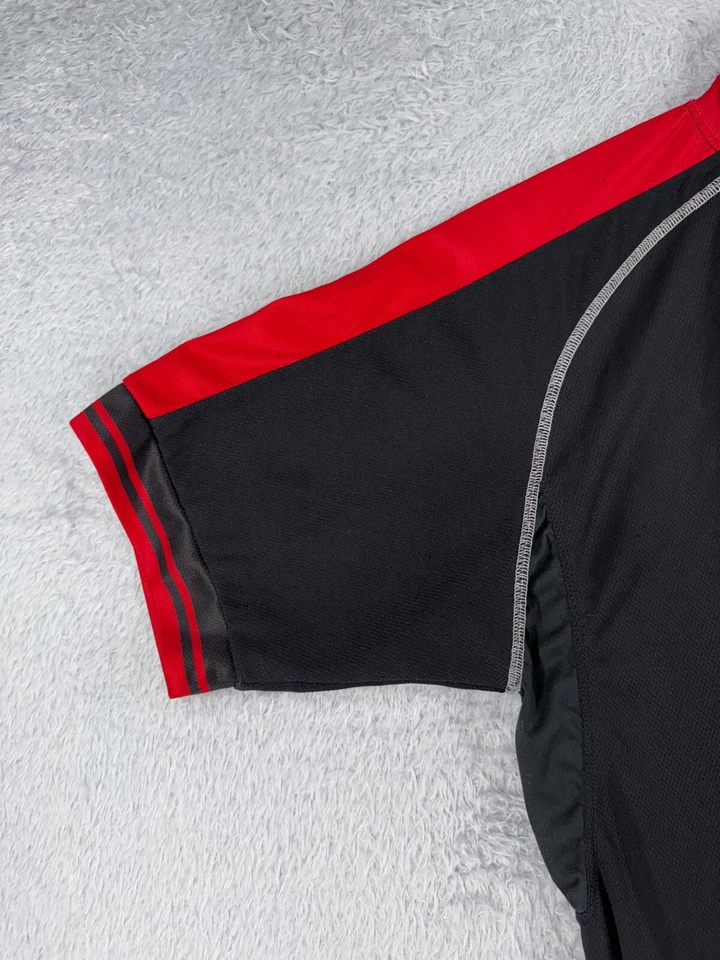 Camiseta deportiva de ciclismo Troy Lee Designs adulto extra grande negra roja 1/2 cremallera poliéster Foto 3 de 4