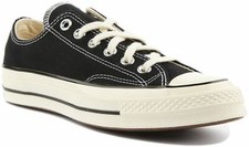Converse All Star 162058 Chuck 70 Unisex Low Top Trainer In Black UK Size 7 - 12