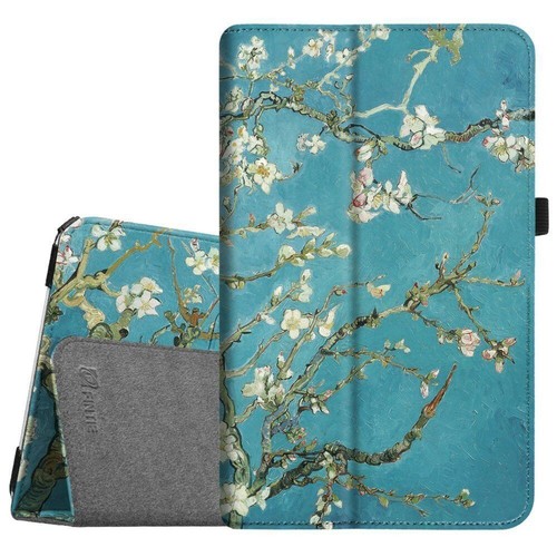 Folio Case for Samsung Galaxy Tab E 9.6 Slim Fit Premium Vegan Leather Cover - Picture 13 of 13