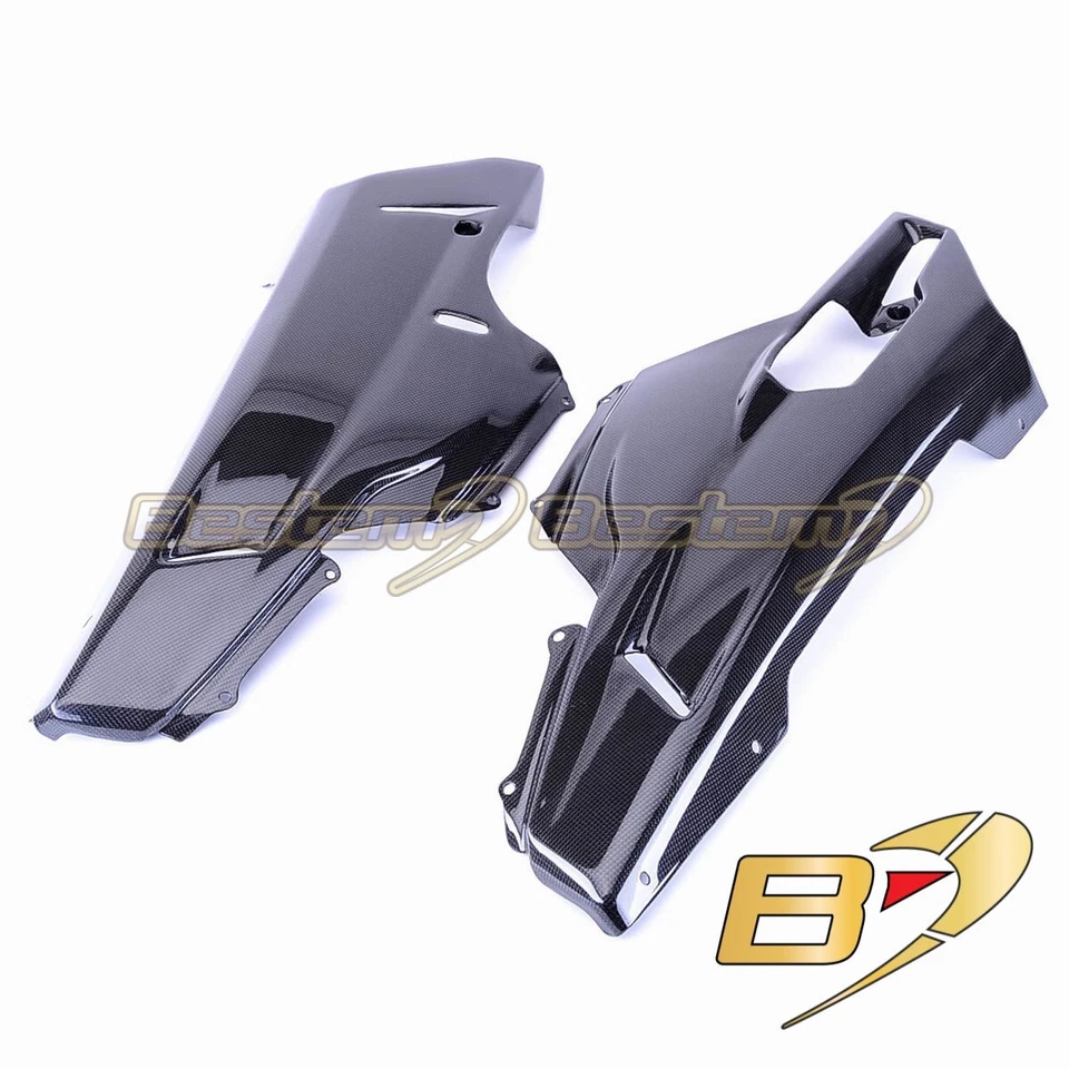 Panel de cubierta de carenado inferior para panel de vientre Ducati 1098 848 1198 100 % fibra de carbono Foto 4 de 4