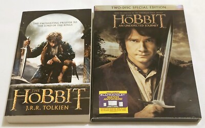 The Hobbit [Movie Tie-in Edition] Tolkien, J.R.R. Book & DVD