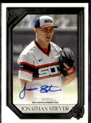 2021 Topps Gallery #RA-JS Jonathan Stiever Rookies Autographs White Sox