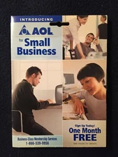 VINTAGE AOL for SMALL BUSINESS NEW SEALED DISC
