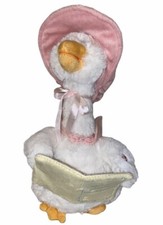 Mother Goose Animated Talking 14" Plush Nursery Rhyme Doll by Cuddle Barn Pink