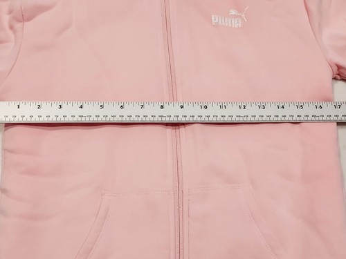 Puma Girls NWT Winter Jacket Size Large 14 to 16 Baby Pink with Lining - Picture 6 of 7
