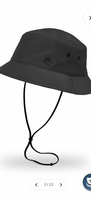 Sunday Afternoons Bucket Hat Black Medium New. UPF 50 . Free Shipping