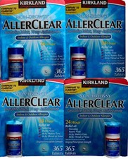 Kirkland AllerClear Loratadine 10mg Antihistamine Non-Drowsy, 365 Tablets