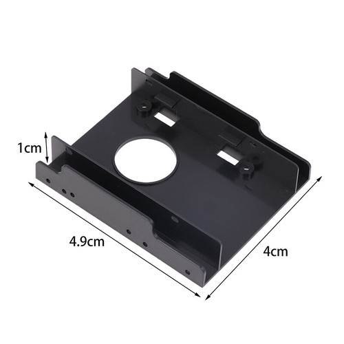 1 Set Dual Desktop SSD Mounting Bracket 2.5 To 3.5 Inch Hard Disk Bracket _SE - Photo 3/12