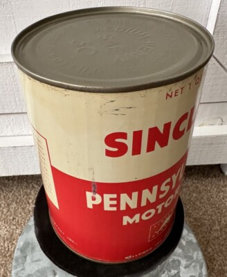 Sinclair アメリカンオイル缶 Vintage Sinclair Pennsylvania Motor Oil SAE Full Quart Can