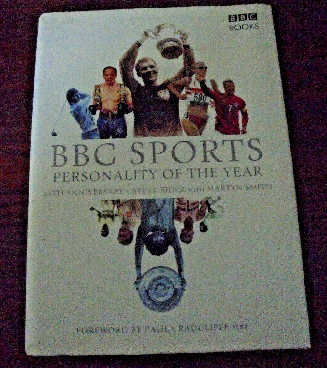 BBC SPORTS PERSONALITY OF THE YEAR 50TH ANNIVERSARY - HARDBACK BOOK + DUSTCOVER