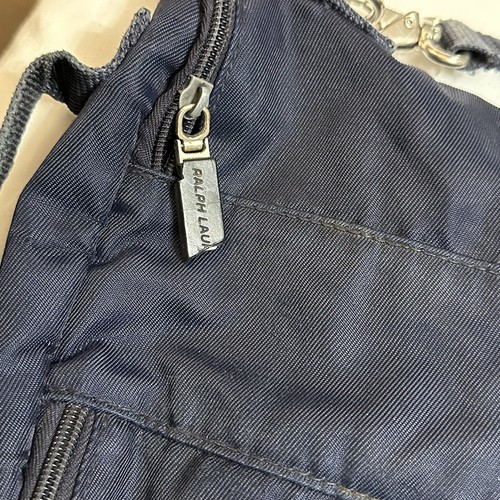 Vintage 90s Ralph Lauren Polo Sport Bag Purse Crossbody Navy Adjustable Unisex - Picture 6 of 13