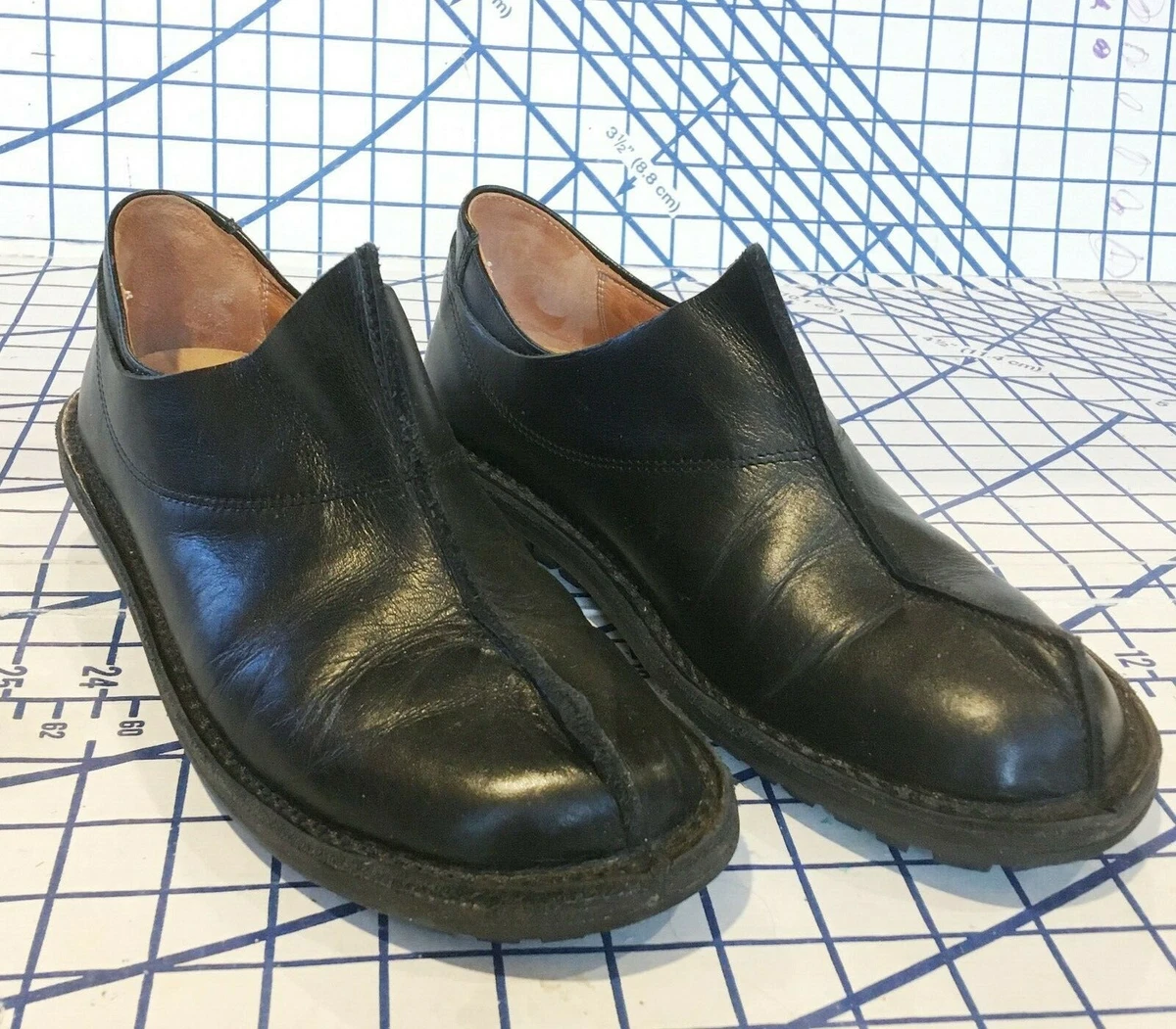 Trippen Black 'Rhino' leather shoes 39 8.5 Trippen soles