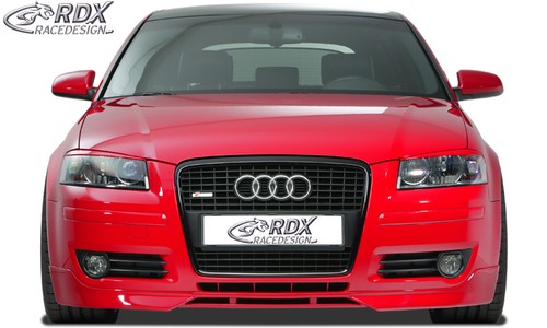 RDX Frontspoiler AUDI A3 8PA Sportback Front Spoiler Lippe Vorne Ansatz PUR ABS - Afbeelding 1 van 4