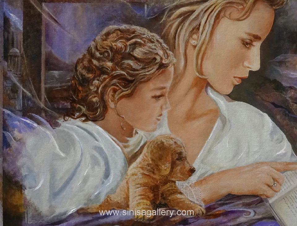 "Cherished Moments", impresión giclee sobre lienzo, edición limitada 5/25 AP, CERTIFICADO DE AUTENTICIDAD Foto 2 de 4