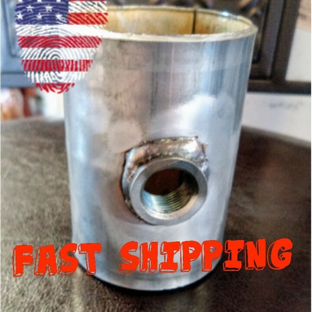 O2 Oxygen Sensor Bung 2" inch Exhaust Pipe Connector Coupler Sleeve