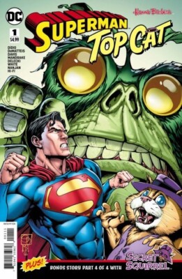 SUPERMAN / TOP CAT#1 BY DC COMICS 2018 1$ SALE + BONUS