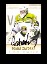 Tomas Zavorka HC Energie Karlovy Very Original Signiert + A 222431