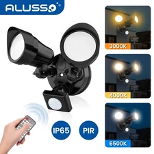 2000lm LED Security Lights PIR Motion Sensor / D2D Outdoor Yard 3CCT Wall Light