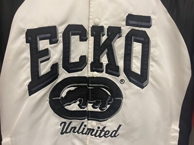 Vintage ECKO UNLTD Jacket 90s Y2K Bomber Varsity Old School