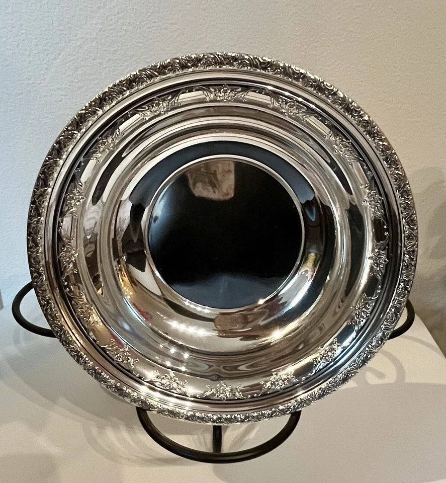 Чаша из стерлингового серебра от Alvin 9,4 унции с маркировкой S 110 9 дюймов x 2 дюйма - Изображение 2 из 4