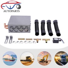 4 Port 12V Universal Auxiliary Heater Underdash Heater w Speed Switch Car Truck
