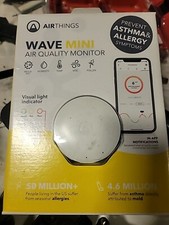 Airthings Wave Mini Battery Operated Smart Indoor Air Quality Monitor New