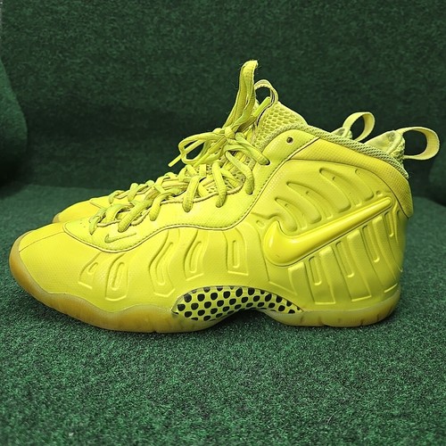 Nike Air Foamposite Pro Volt GS Größe 7Y CW1593-702 Jungen Basketballschuhe Neon - Bild 5 von 13