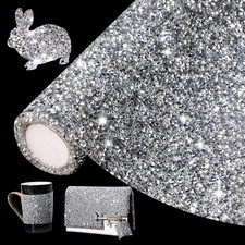 Locacrystal Bling Rhinestone Sticker DIY Home Decor Stickers Self-Adhesive Cryst