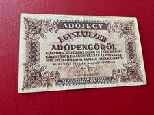 100,000 Hungary Adopengorol banknote dated 1946