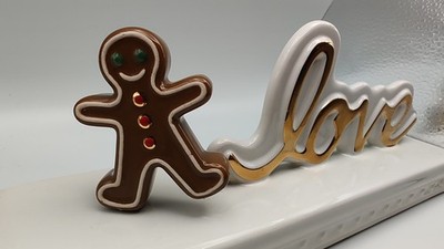み*ね様 激レア 入手困難 Ding Jingle Bells トースト Nora Fleming Mini Gingerbread Man Can't Catch Me A48 Collectible