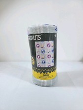 Peanuts New 2025 Plush Throw Blanket 46in x 60in Snoopy  Charlie Brown