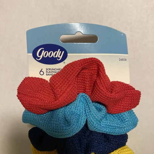 Goody 6 Multi-Color Scrunchies Ponytail Holders New 2002 (2 Sets) G101 - Picture 4 of 11