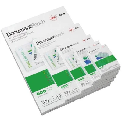 3740442 Lot de 100 Pochettes de plastification standards Transparent - Photo 1/4