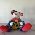 Vtg 2005 TY BEANIE BABY JUGGLES THE CLOWN BEAR Plush Stuffed Toy Polka Dot