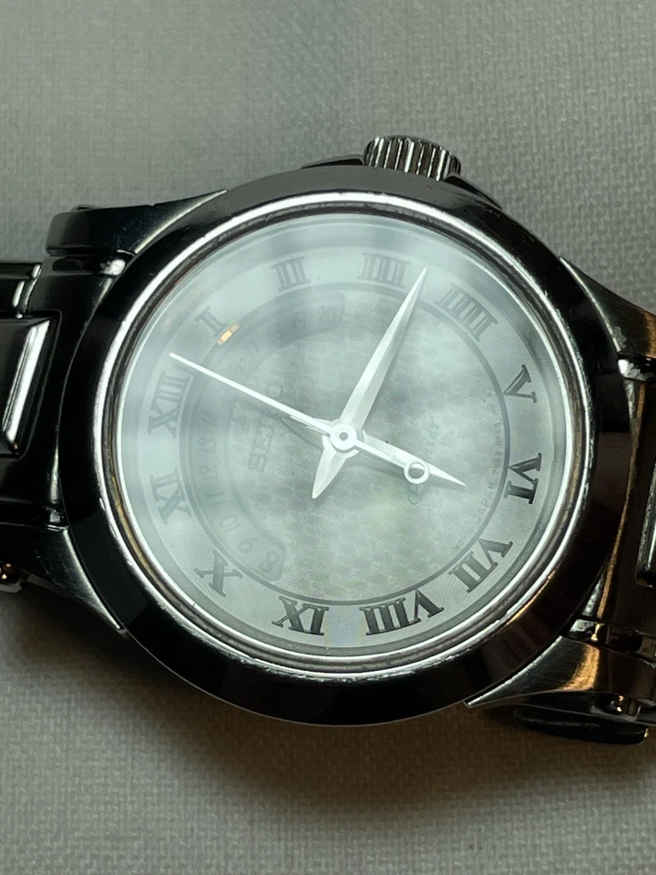 Винтажные женские часы 1998 Seiko Premier 7N82-0CD0 сапфировое стекло Япония - Изображение 4 из 4