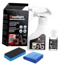 Automotive Headlamp Restoration Fluid Kit, 2025 New Automotive Headlamp 