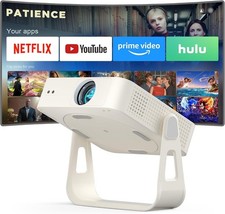 Officially-licensed App Auto Focuswhite Smart Mini Projector With Wifi And B