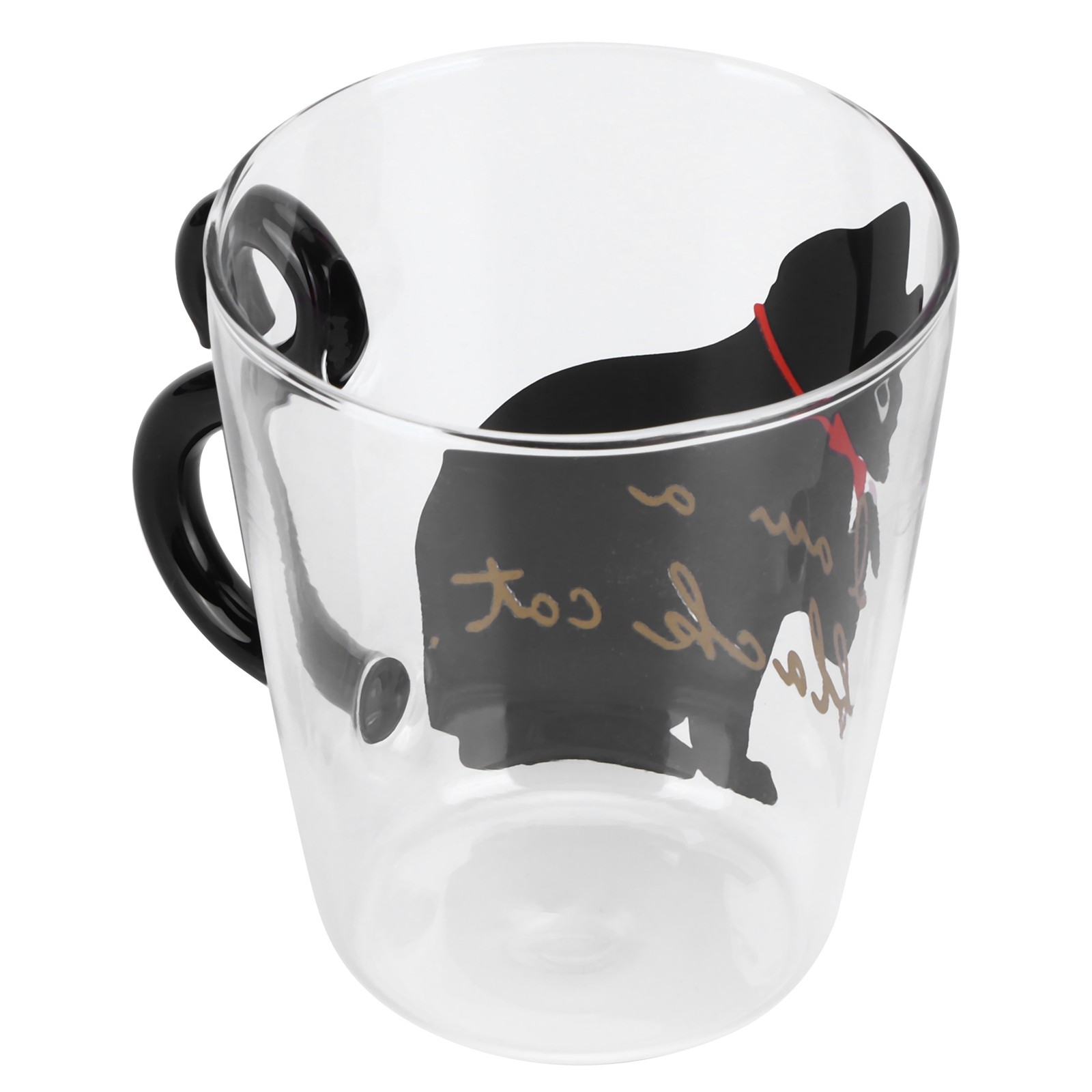 Cat Cup Coffee Milk Tea Water Glass Kids Bottle Transparent HeatResistant Reusab