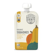 Organic Baby Food Pouches, No Added Sugar, 3.5 Oz, 12 Pack