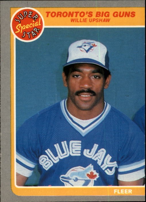1985 Fleer #635 Willie Upshaw IA - BB