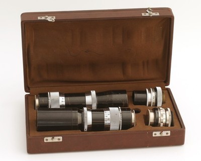 4x C-mount Objektive Schneider 1,6 cm / 10 cm / 15 cm + Taylor Hobson Cooke 1''