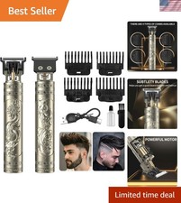 Professional Quality Beard Trimmer for Men - Luxurious Bronze, Cordless Design