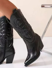 Stivali da donna neri basso (2,5-5 cm) Acquisti Online su
