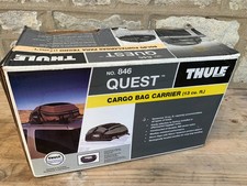 Thule Quest No. 846 Cargo Bag Carrier Over Roof Car Van Suv 13 Cu Ft. With Box Thule Quest No. 846 Cargo Bag Carrier Over Roof Car Van Suv 13 Cu Ft. With Box
